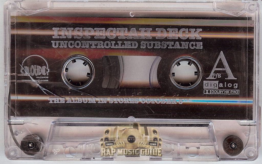 Inspectah Deck - Uncontrolled Substance: Promo. Cassette Tape 